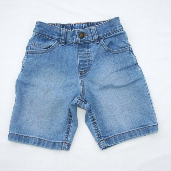 BOYS 5 DENIM SHORTS w/ POCKETS & ADJUSTABLE WAIST SUMMER BOTTOMS - Picture 7 of 7